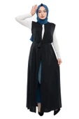 Moda Çizgi Yakalı Yelek - 1