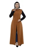 Moda Çizgi Yakalı Yelek - 1