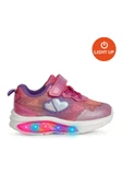 Buckhead 3042 Nına Kız Çocuk Kalpli Sim Işıklı Cırtlı Spor Ayakkabı - 9