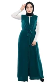 Moda Çizgi Yakalı Yelek - 1