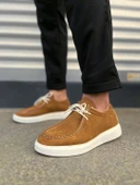 JET-170 Tornado Bağcıklı Süet Erkek Günlük Spor Klasik Ayakkabı SBT - Taba thumbnail 2