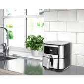 Pierre Cardin AirFry 5,5 Litre 2200W Yağsız Hava Fritöz thumbnail 4