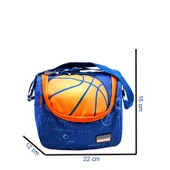 Muggle Basketball Tek Bölmeli Termoslu Beslenme Çantası (MU-5881) thumbnail 2