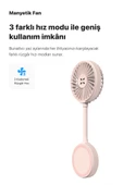 Xenon Smart Manyetik Fan Şarj Edilebilir 3 Kademeli 5800 RPM Mıknatıslı MagSafe Telefon Vantilatörü Pembe X6104 - 6