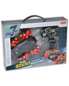 Ctoys 360 Derece Dönen Şarjlı Uzaktan Kumandalı Saatli Araç Kırmızı G132A thumbnail 1