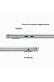 15-inch MacBook Air: Apple M2 chip with 8-core CPU and 10-core GPU, 512GB - Silver thumbnail 8