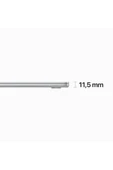 15-inch MacBook Air: Apple M2 chip with 8-core CPU and 10-core GPU, 512GB - Silver thumbnail 6