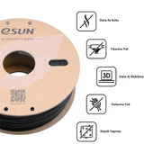 Esun Abs+ Filament Siyah 1,75mm 1Kg - 4