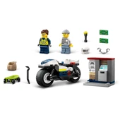 LEGO City Polis Motosikleti Takibi 60455 - 4 Yaş ve Üzeri Çocuklar için Yaratıcı Oyuncak Yapım Seti (65 Parça) - 3