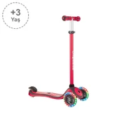 Globber Primo Plus Işıklı Scooter - Kırmızı - 1