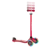 Globber Primo Plus Işıklı Scooter - Kırmızı - 4