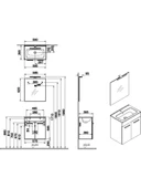 Vitra Ardea Banyo Dolap Seti 60 cm Parlak Beyaz 75023 - 4