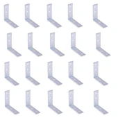 Mobilya, Dolap Yatak Duvara Sabitleme Bağlantı Aparatı L Demiri Gönye 1,5cmX4,5 cmX4,5cm(20 ADET) thumbnail 1