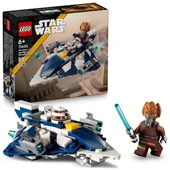 LEGO Star Wars: Klon Savaşları Plo Koon'un Jedi Starfighter Mikro Savaşçısı 75400 - 6 Yaş ve Üzeri Çocuklar için Yaratıcı Oyuncak Yapım Seti (89 Parça) - 1
