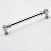 Krom Renk Talas Metal 224 mm 22.4 cm Düz Kulp Mobilya Mutfak Çekmece Dolap Kulpu Kulbu Kulpları thumbnail 5