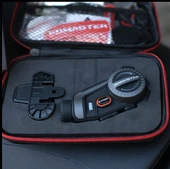 KNMASTER KN1600C Kameralı Motosiklet Kask İnterkom Bluetooth İntercom Kulaklık Seti - 4