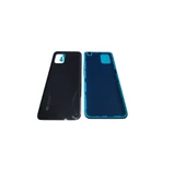 Xiaomi Mi 10 Lite 5G Uyumlu Arka Cam Batarya Pil Kapağı Siyah - 1