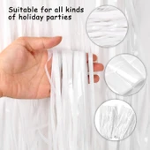 Soft Beyaz Renk Duvar ve Kapı Perdesi İthal 100x200 cm - 1