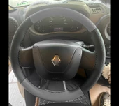 DİKİŞLİ DİREKSİYON KILIFI SİYAH DERİ MAVİ DERİ SİYAH DİKİŞLİ RENO MASTER (FOTODAKİ) İÇİN thumbnail 1