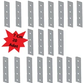 Mobilya, Dolap Yatak Duvara Sabitleme Bağlantı Aparatı Demiri Düz Gönye 1,5cm X 7 cm (20 ADET) thumbnail 3