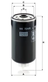 WK 724/6 - Yakıt Filtresi -  MANN FILTER thumbnail 2