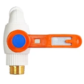 Plastik Musluk Metal Kollu 1/2 Küresel Bahçe Şadırvan Çeşme Musluğu -2 Adet thumbnail 4