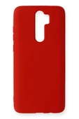 Xiaomi Redmi Note 8 Pro Kılıf Nano içi Kadife Silikon - Kırmızı - 1