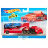 Hot Wheels Rockn Race Express Taşıyıcı Tır ve Araba Seti BDW59 - BDW51 - 4