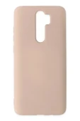 Xiaomi Redmi Note 8 Pro Kılıf Nano içi Kadife Silikon - Pudra - 1