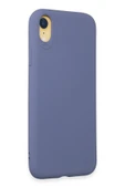 iPhone XR Kılıf First Silikon - Gri - 2