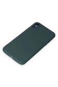 iPhone X Kılıf First Silikon - Koyu Yeşil - 4