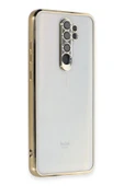 Xiaomi Redmi Note 8 Pro Kılıf Lensli Silikon - Gold - 1