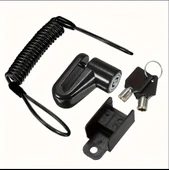 MOTORSİKLET SCOOTER BİSİKLET TEKERLEK ELEKTRİKLİ ARAÇ DİSK KİLİDİ GÜVENLİK KİLİTİ thumbnail 1