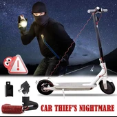 MOTORSİKLET SCOOTER BİSİKLET TEKERLEK ELEKTRİKLİ ARAÇ DİSK KİLİDİ GÜVENLİK KİLİTİ thumbnail 3