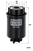 WK 8102 - Yakıt Filtresi -  MANN FILTER - 2