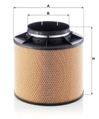 C 43 1090/1 - Hava filtresi -  MANN FILTER thumbnail 2