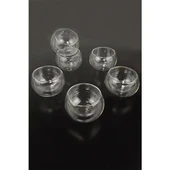 Çift Cidarlı Cam Reçellik 6 Adet thumbnail 2