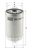 WK 842/16 - Yakıt Filtresi -  MANN FILTER thumbnail 2