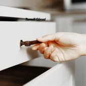 Talas Antik Bakır Metal 192 mm 19.2 cm Eskitme Mobilya Mutfak Çekmece Dolap Kulpu Kulbu Kulpları thumbnail 3