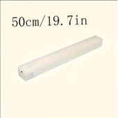 50 CM GÜN IŞIĞI HAREKET SENSÖRLÜ DOLAP İÇİ ÇALIŞMA MASASI MUTFAK TEZGAH ALTI USB LED IŞIK - 7