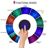ARAÇ İÇİ ÇOK RENKLİ TAVAN VE AYAK ALTI LED IŞIK OTO İÇİ AYDINLATMA thumbnail 5