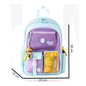 Muggle 3 Bölmeli Funny 2021 Okul Sırt Çantası + Beslenme Çantası + Kalemlik thumbnail 2