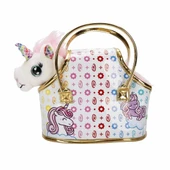 10873 Cutekins Taşıma Çantalı Peluş Unicorn Lou Lou -Sunman - 2