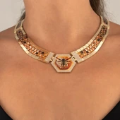 Özel Tasarım Arı Figürlü Altın Kolye thumbnail 4