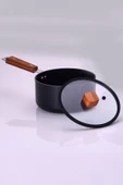 Bıen Alüminyum Döküm Sos Tenceresi, Siyah 18Cm thumbnail 2