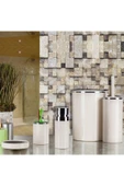 Primanova Lenox 5'li Banyo Aksesuar Set - Bej - 1
