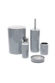 Primanova Lenox 5'li Banyo Aksesuar Set - Gri - 2