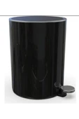 Lenox Pedallı 5 lt Siyah Çöp Kovası M-e66-06 thumbnail 3