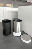 Lima 20 Lt Mutfak Banyo Ofis Çöp Kovası Iç Kovalı Beyaz - 2