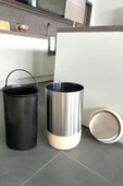 Lima 20 Lt Banyo Mutfak Ofis Çöp Kovası Iç Kovalı Bej - 7